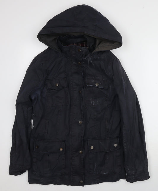 Marks and Spencer Women's Black Parka Jacket Size 12