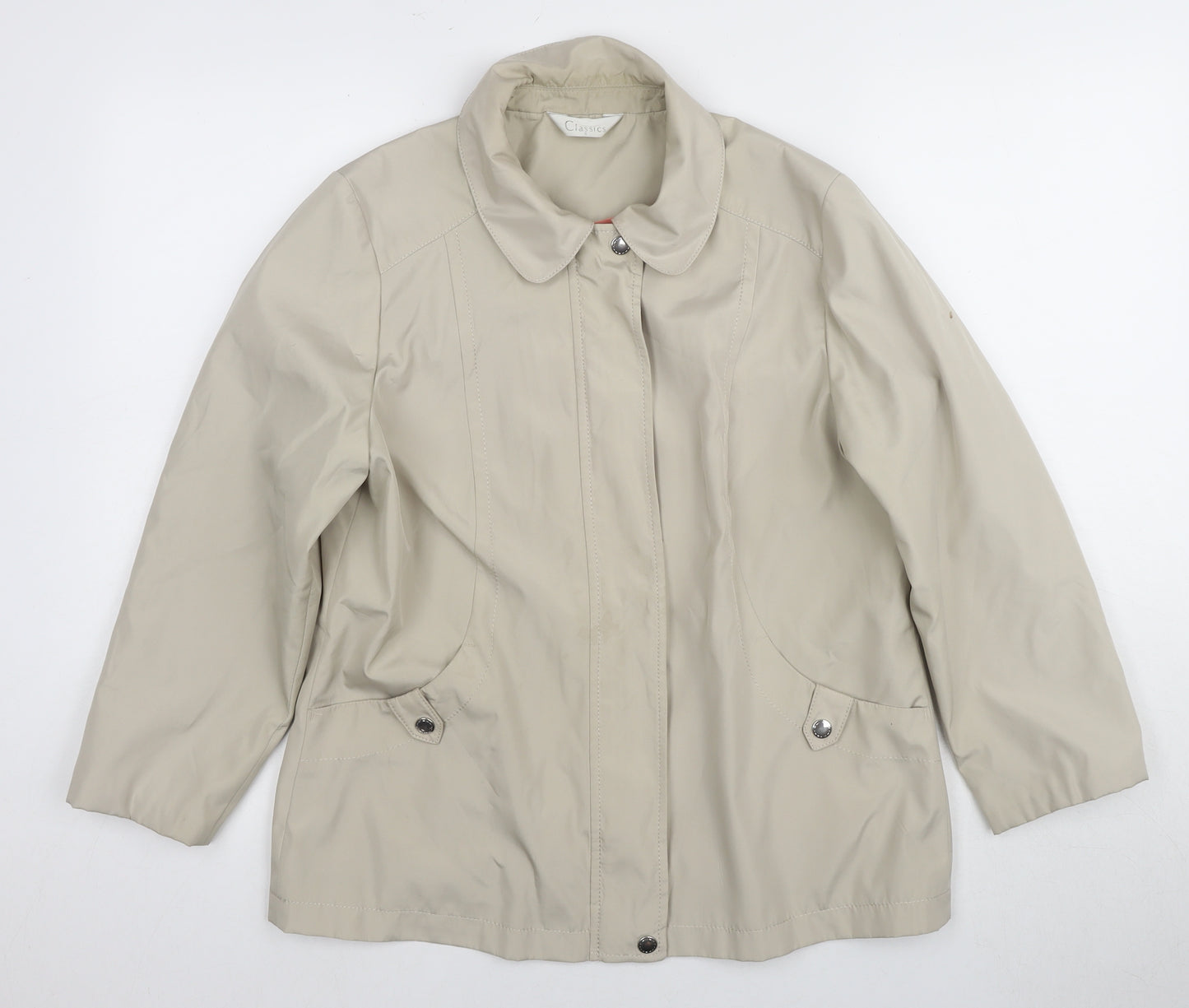 Classics Women's Beige Basic Jacket S