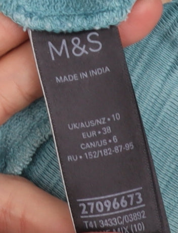 Marks and Spencer Women's Blue Pullover Sweatshirt Size 10