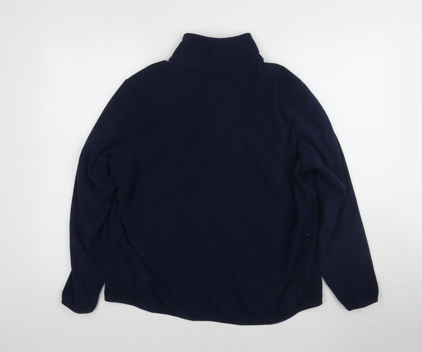 Marks and Spencer Women's Blue Fleece Jacket Size 18