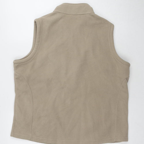 Marks and Spencer Women’s Beige Fleece Waistcoat Size 20