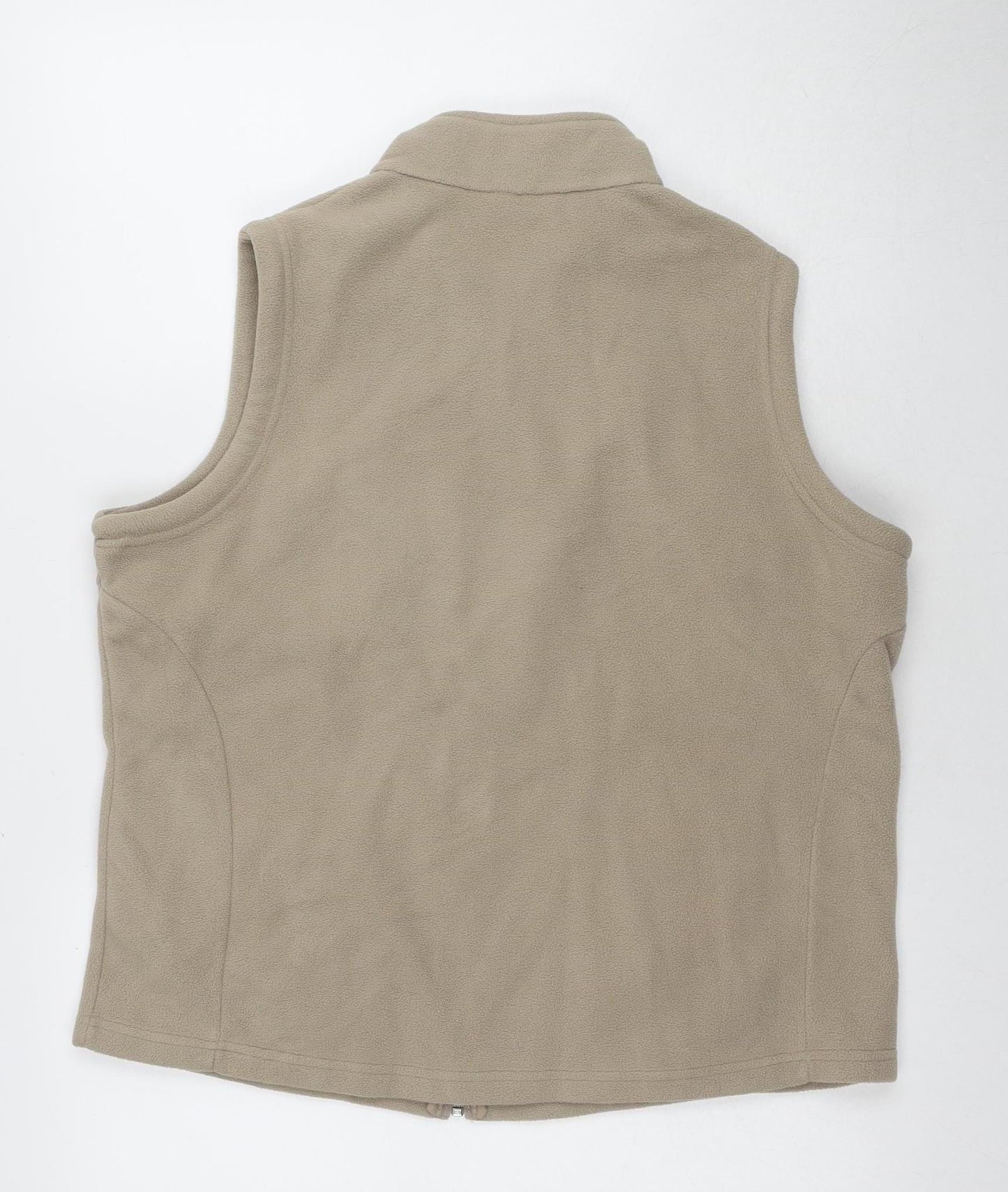 Marks and Spencer Women’s Beige Fleece Waistcoat Size 20