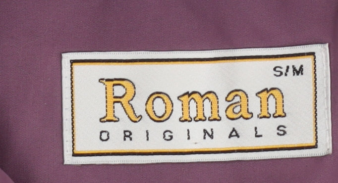 Roman Originals Women's Purple Puffer Coat S/M