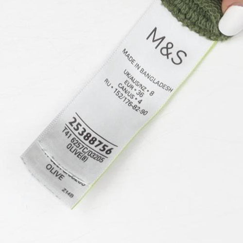 Marks and Spencer Green Unisex Hoodie, Size 8