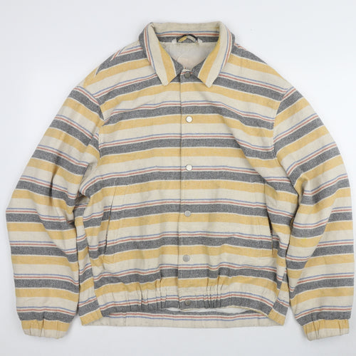 Zara Men's Multicoloured Striped Jacket XL