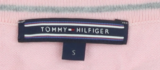 Tommy Hilfiger Women’s Pink Pullover Jumper - Size S