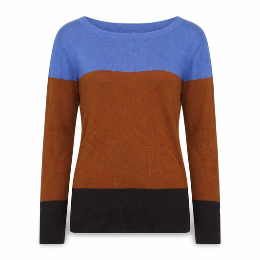 Front view of Oasis Women's Multicoloured Knit Jumper, size M, Casual