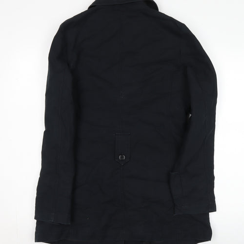 Mexx Women's Black Trench Coat Medium Regular Fit