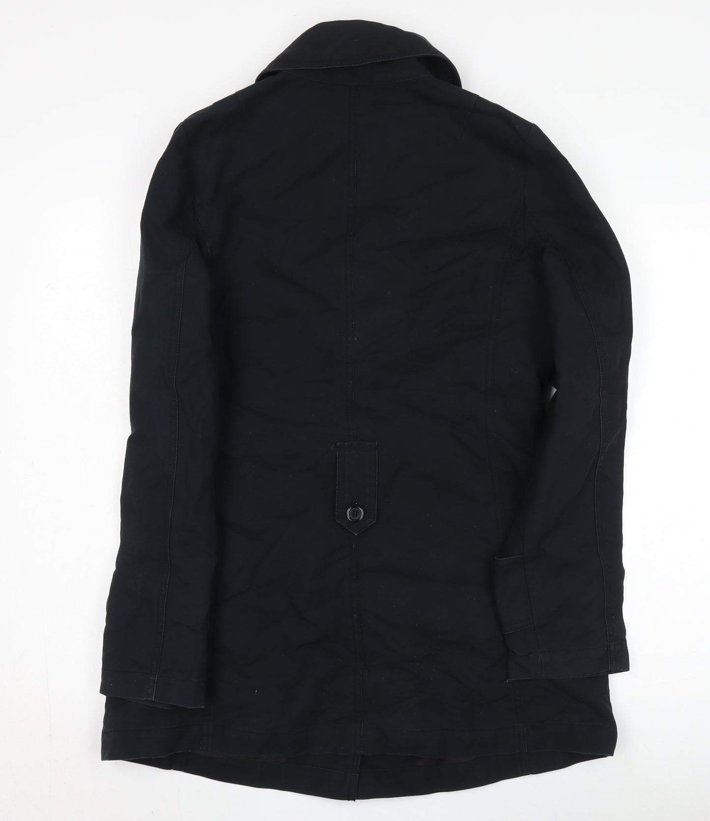 Mexx Women's Black Trench Coat Medium Regular Fit
