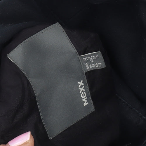 Mexx Women's Black Trench Coat Medium Regular Fit
