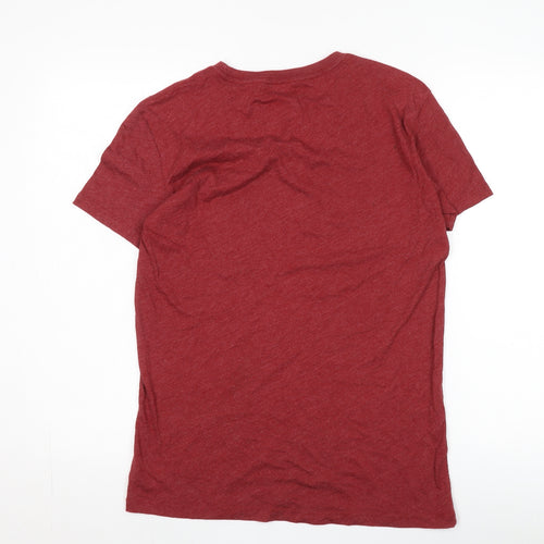 American Eagle Men's Red XS Classic Crew Neck T-Shirt