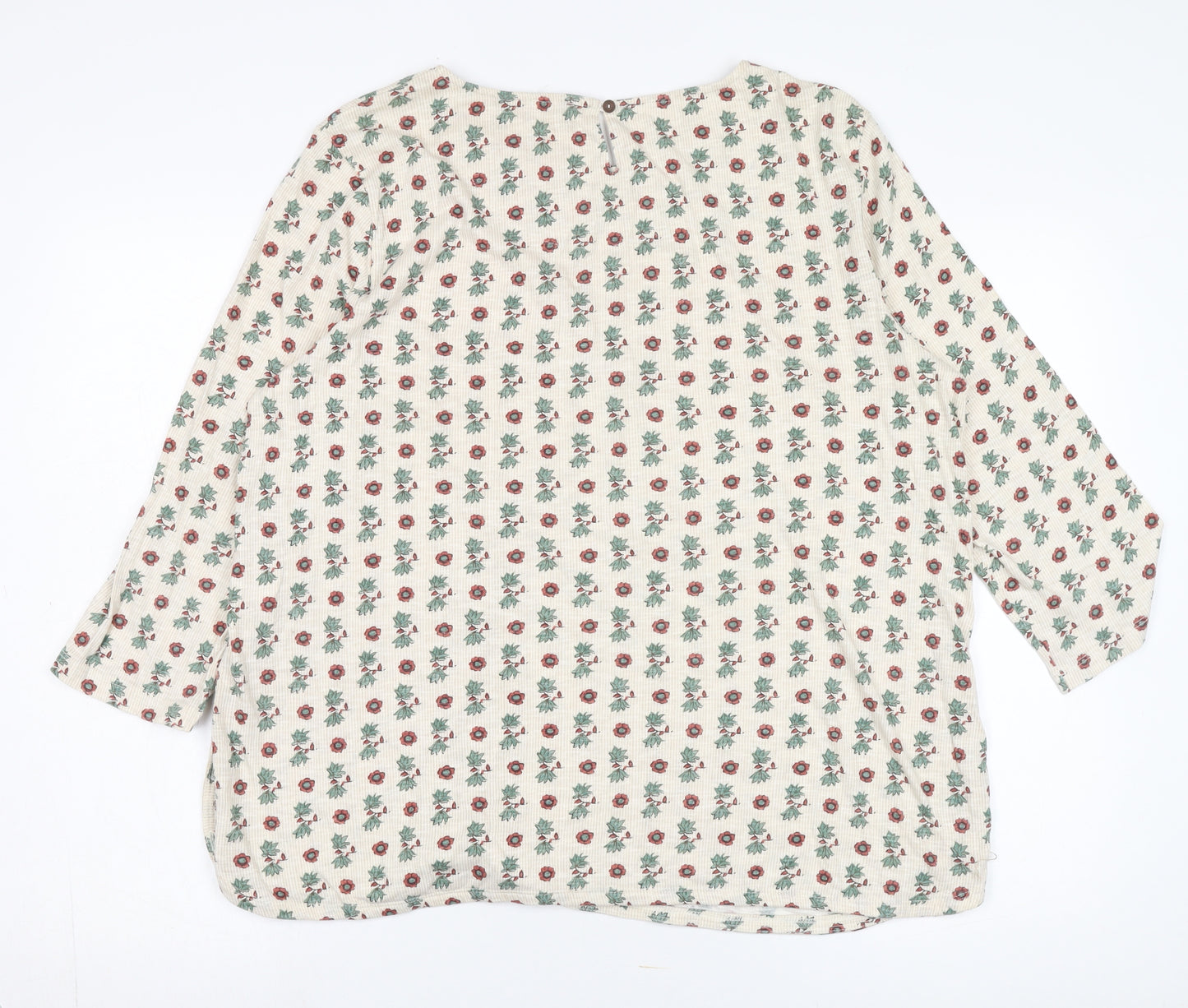 Fat Face Women's Floral Tunic Blouse, Size 18, Multicoloured