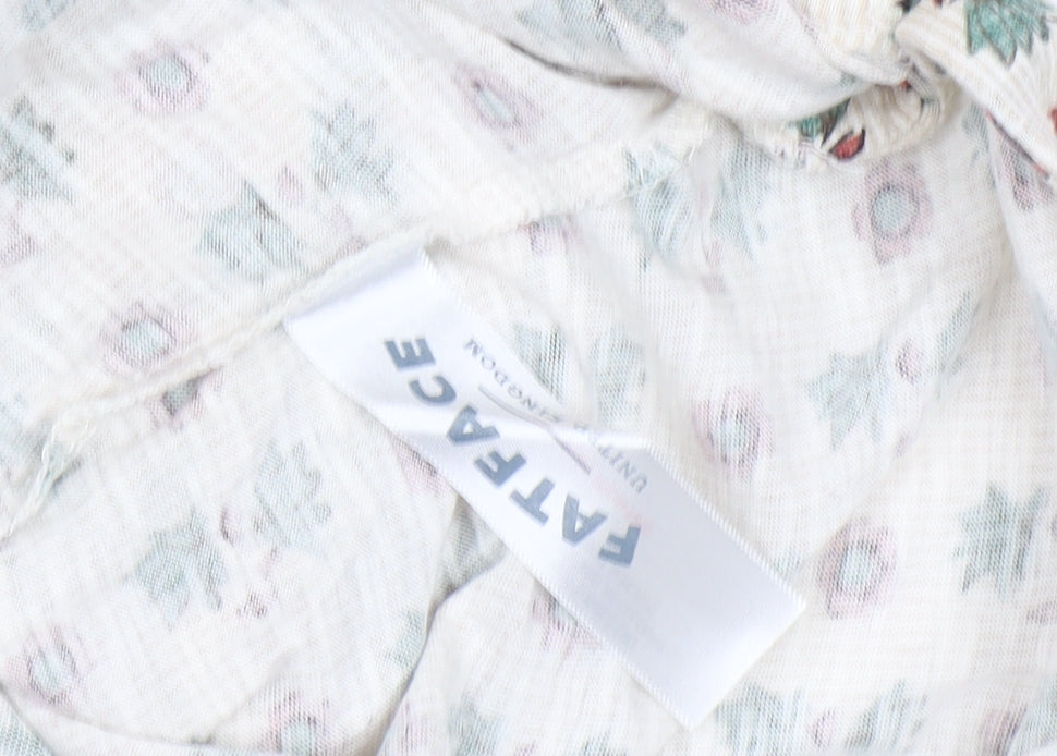 Fat Face Women's Floral Tunic Blouse, Size 18, Multicoloured