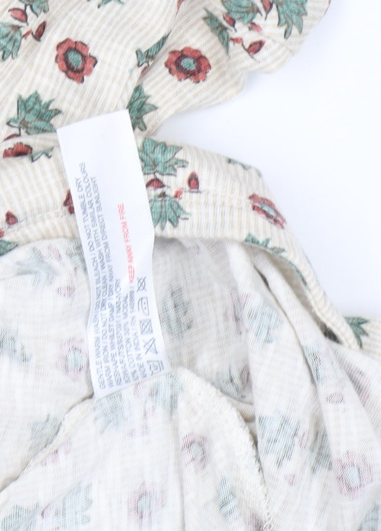 Fat Face Women's Floral Tunic Blouse, Size 18, Multicoloured