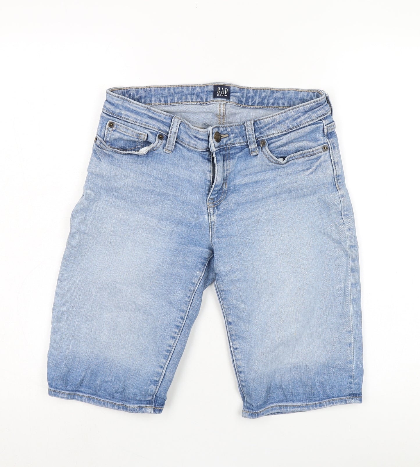 GAP Women's Blue Denim Bermuda Shorts Size 6
