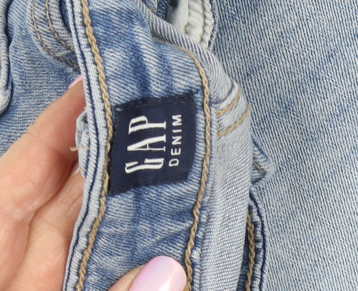 GAP Women's Blue Denim Bermuda Shorts Size 6