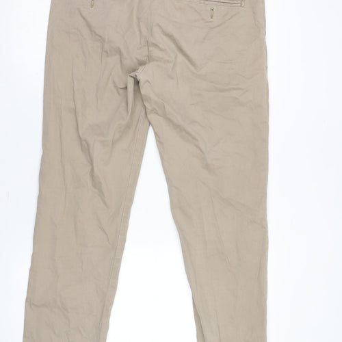 Dockers Men's Beige Chino Trousers Extra-Slim L