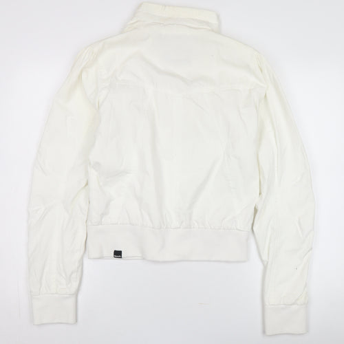 Bench Men's White Bomber Jacket L