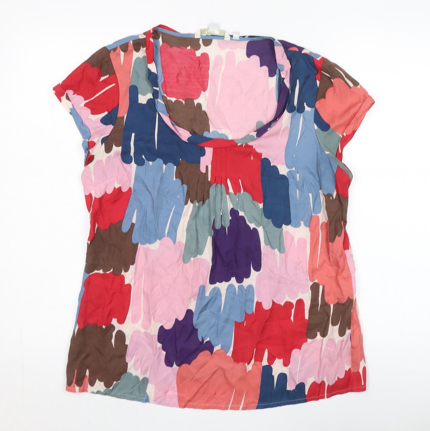 Boden Women's Multicoloured Short Sleeve Tunic Size 14