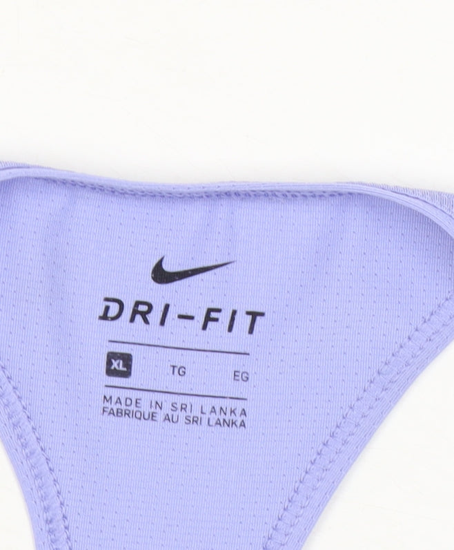 Nike Women's Purple Dri-Fit Tank Top XL