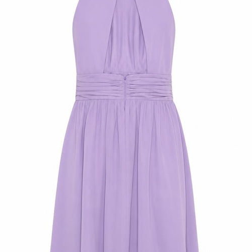 Dessy Group Women's Purple Midi A-Line Dress Size 12
