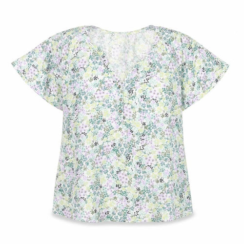 FatFace Women's Multicoloured Floral Tunic Blouse Size 8