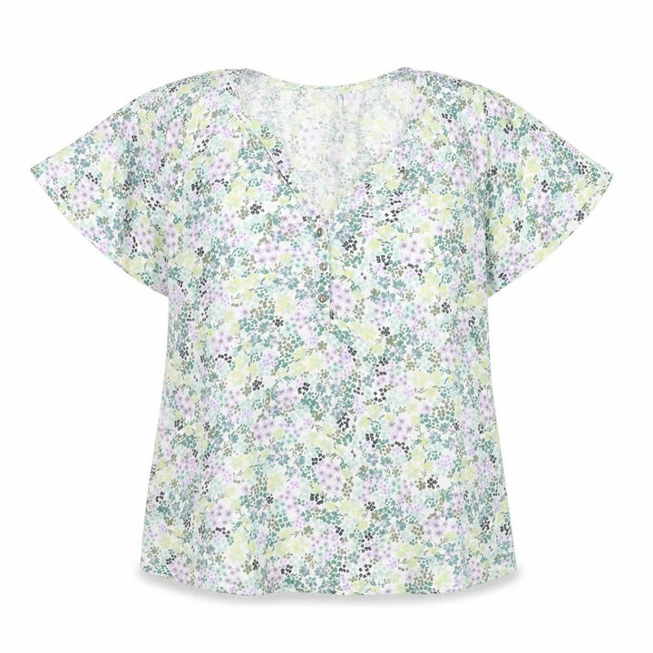 FatFace Women's Multicoloured Floral Tunic Blouse Size 8