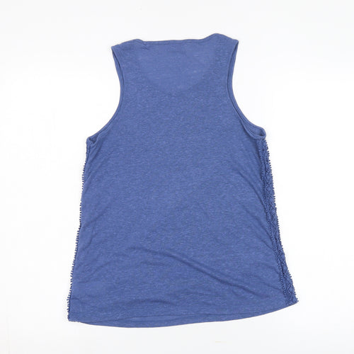 Gap Women's Blue Linen Blend Tank XS