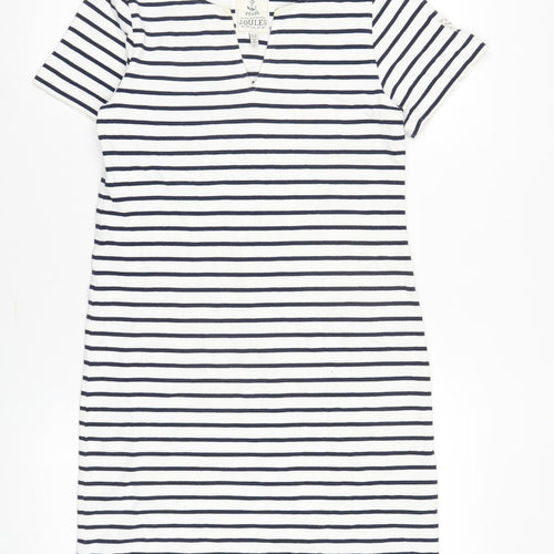 Joules Women's Striped T-Shirt Dress UK 10, Multicoloured