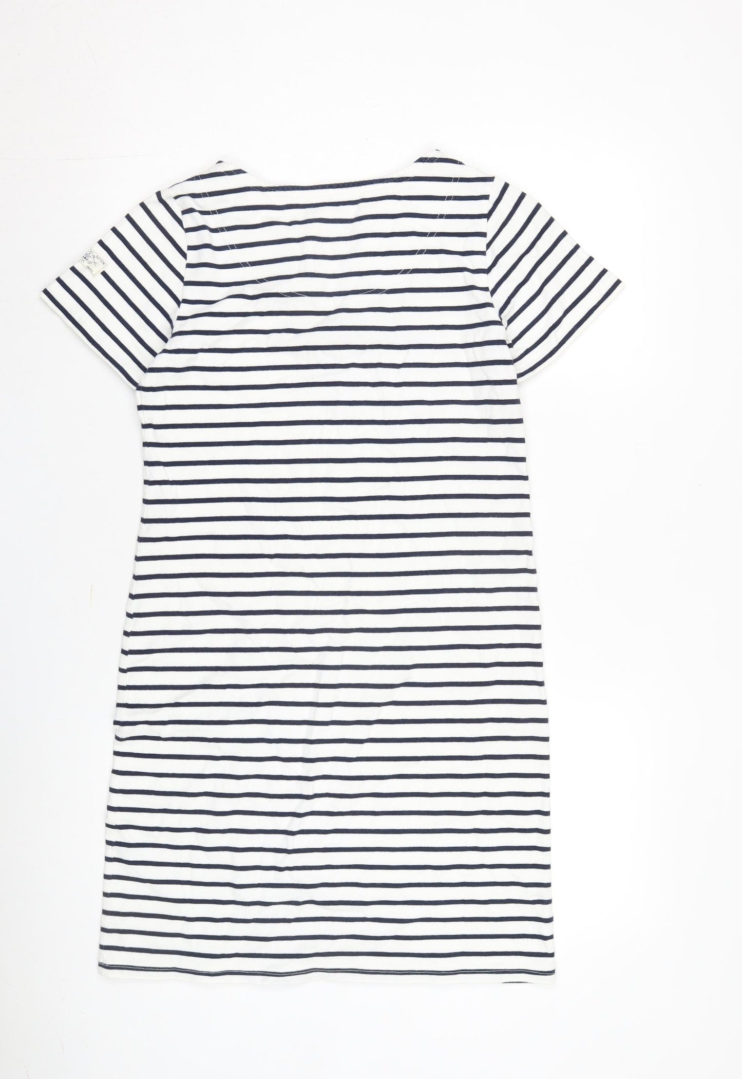 Joules Women's Striped T-Shirt Dress UK 10, Multicoloured