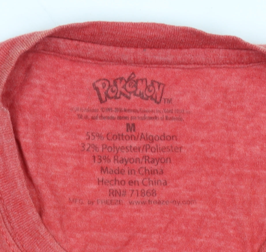 Pokémon Red Men's Medium Graphic T-Shirt