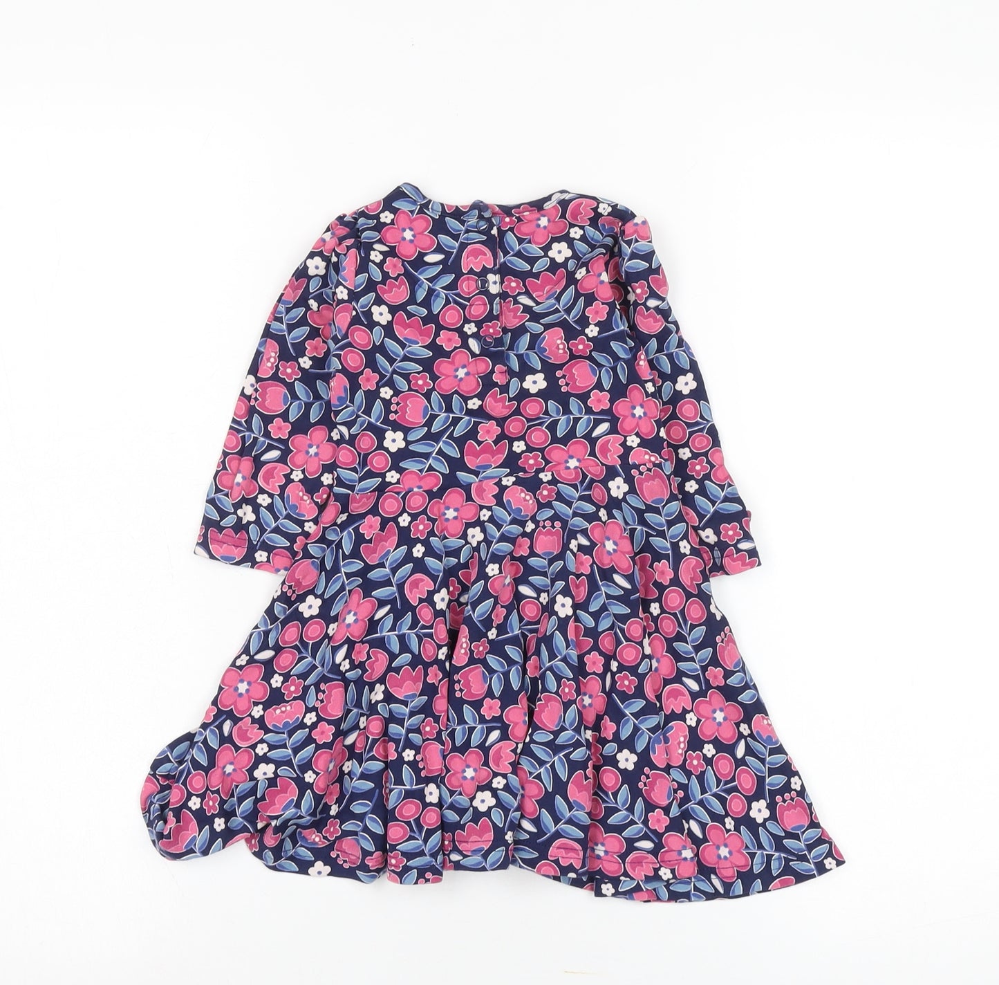 JoJo Maman Bébé Girls Floral Dress 12 Slim Multicoloured