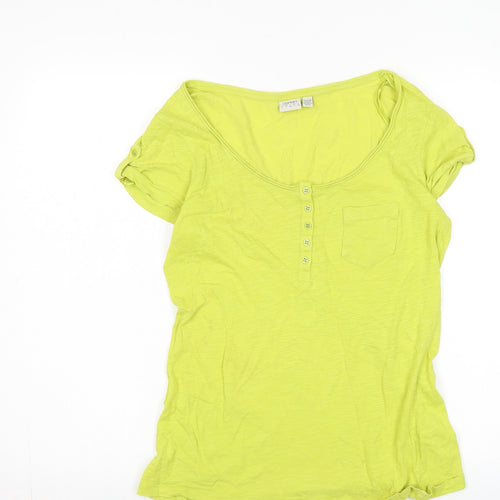 Esprit Women's XL Green Scoop Neck T-Shirt