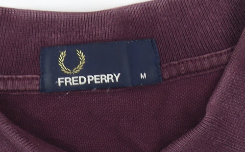 Fred Perry Men's Purple Polo Shirt M - Casual, Iconic Style