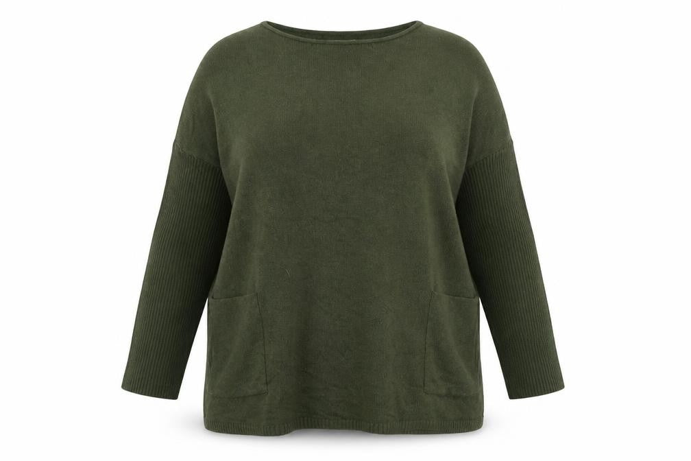 Carina Ricci Women's Green Tunic Jumper L