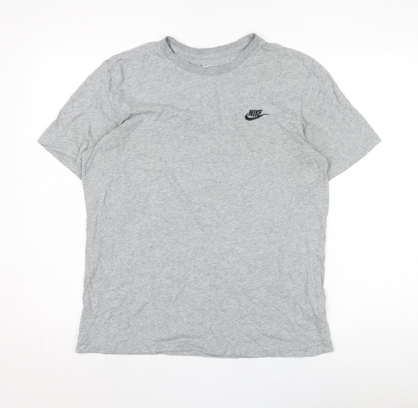 Nike Men's Grey Crew Neck T-Shirt - M