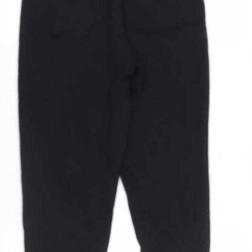 H&M Women's Black Jogger Trousers, Size M, Cotton Blend