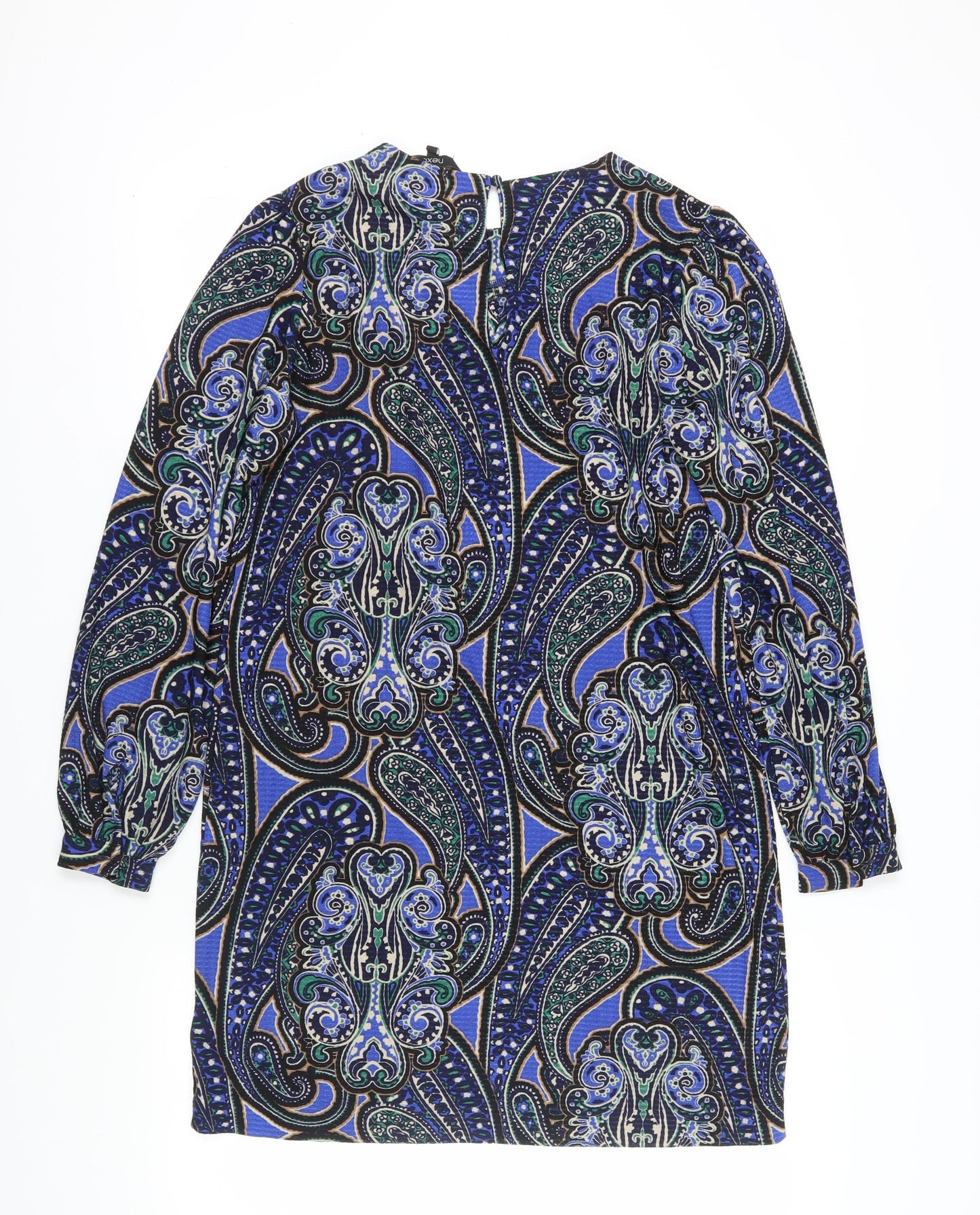 Next Women's Multicoloured Paisley Shift Dress, Size 12