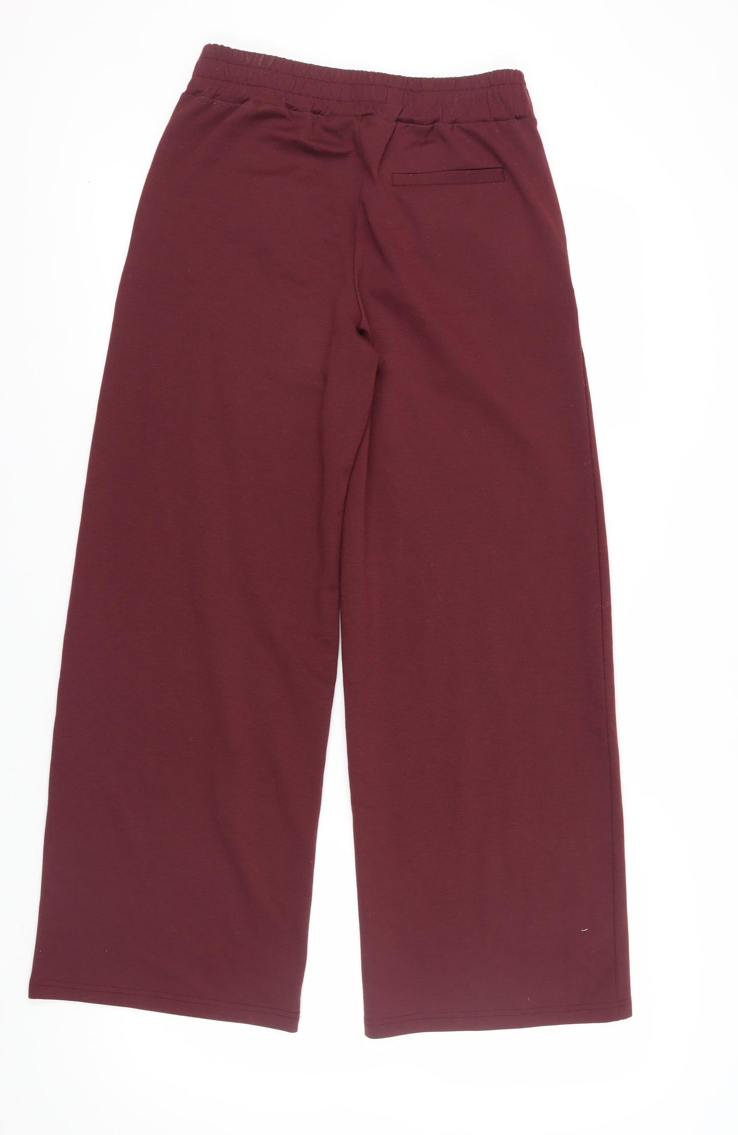 ICHI Women's Red Wide-Leg Trousers Size S