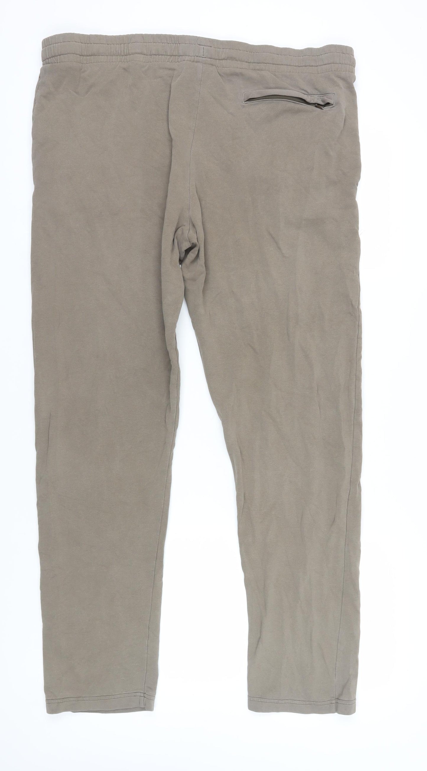 Marks and Spencer Men's Brown Jogger 2XL Elastic Waist