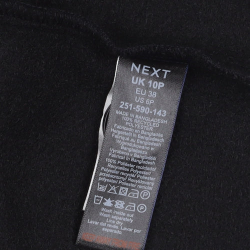 Next Women's Black Plus Size Classic Overcoat