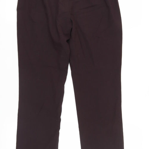 Marks and Spencer Women's Black Straight Trousers - Size 10