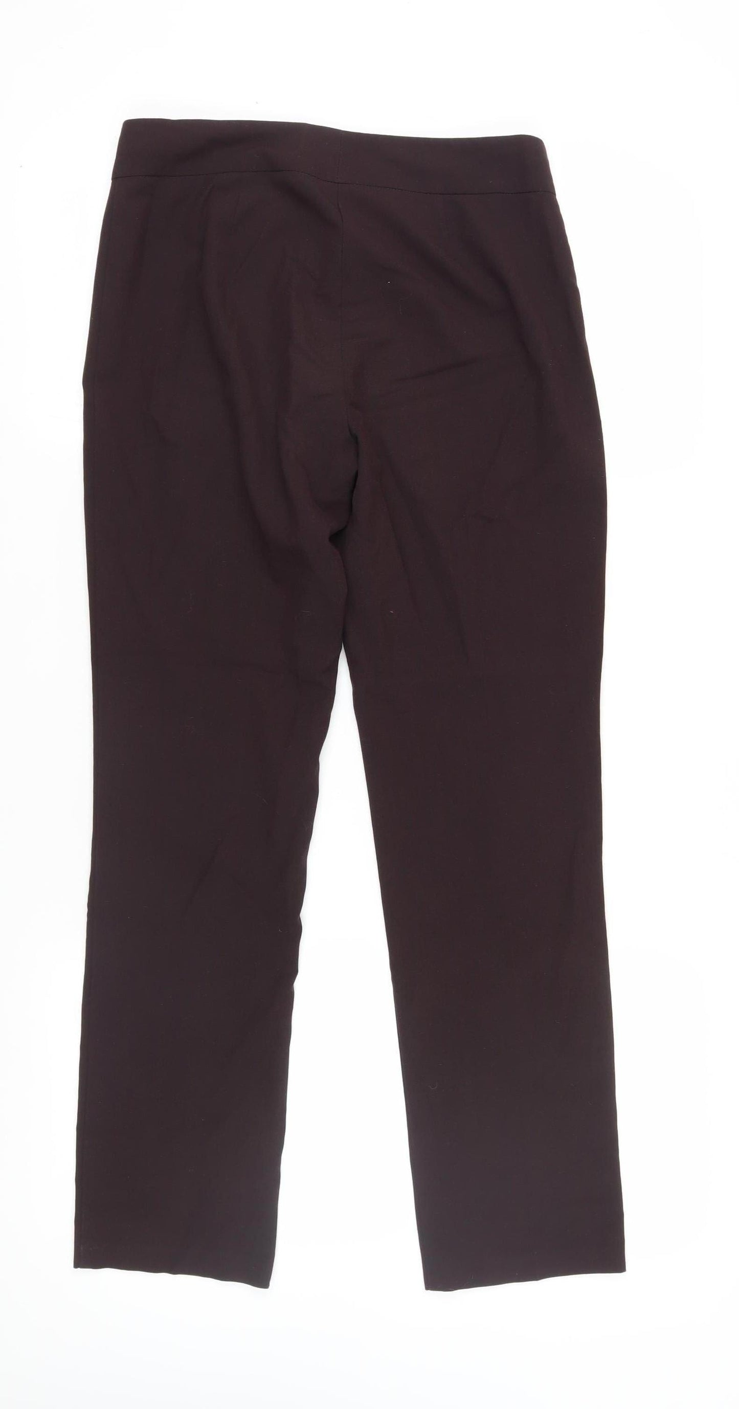 Marks and Spencer Women's Black Straight Trousers - Size 10