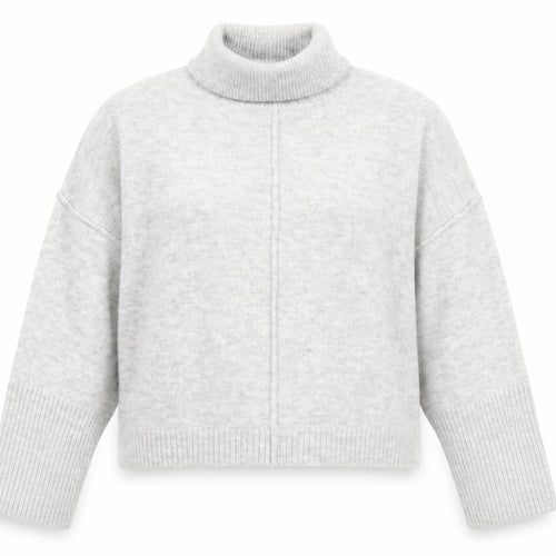 Missguided Womens Grey Roll Neck Petite Jumper