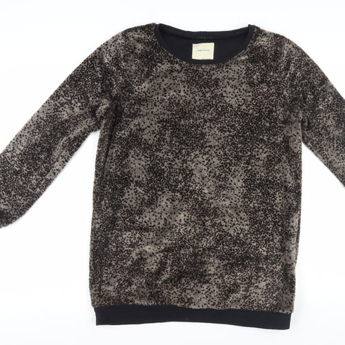 Next Women Black Long Sleeve Pullover Size 12