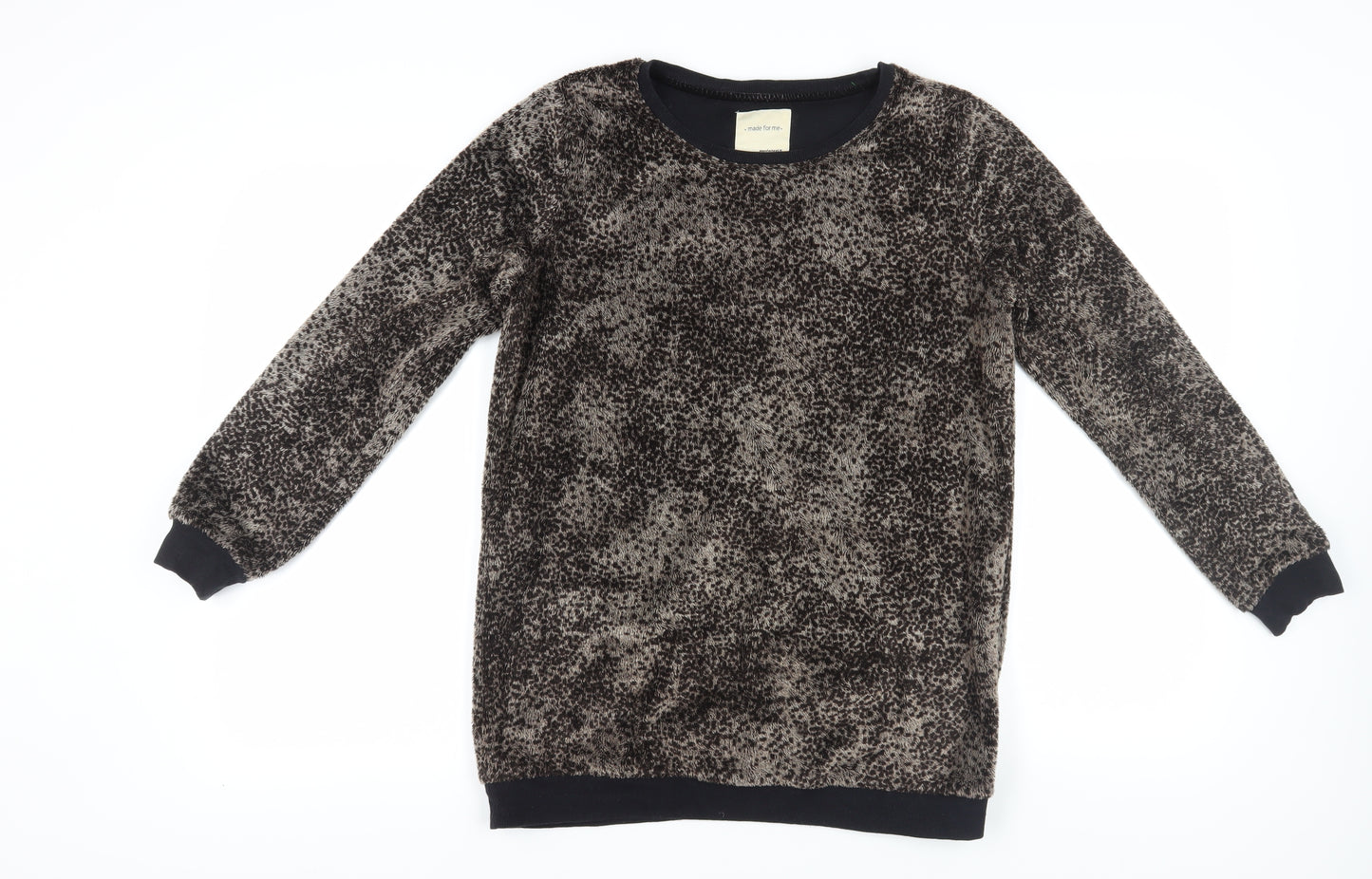 Next Women Black Long Sleeve Pullover Size 12