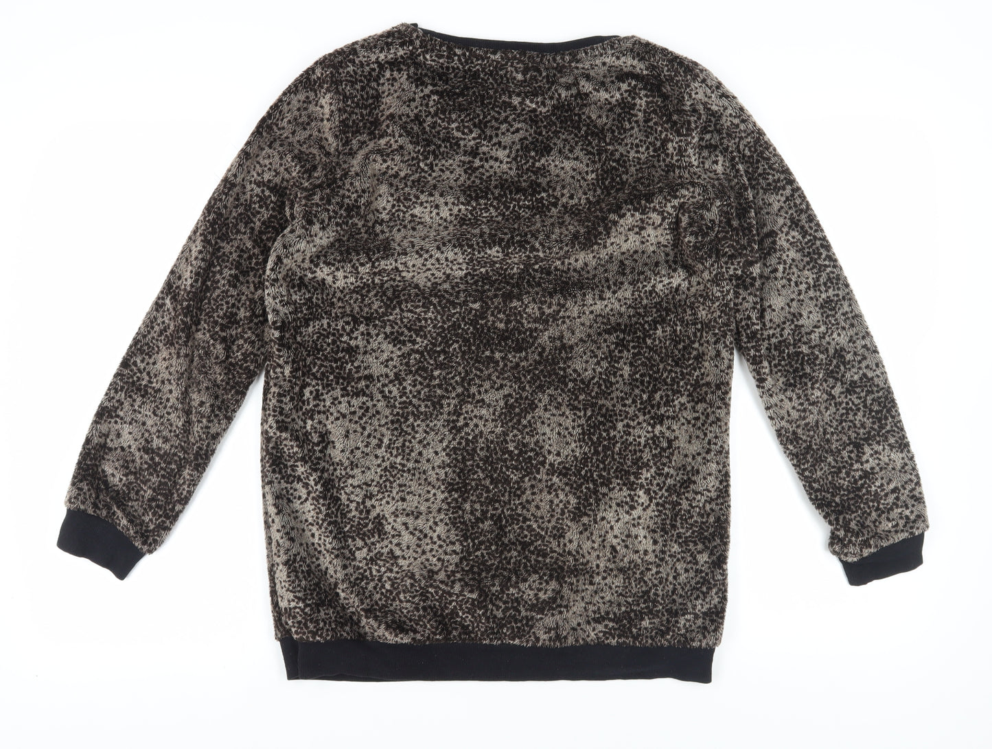 Next Women Black Long Sleeve Pullover Size 12