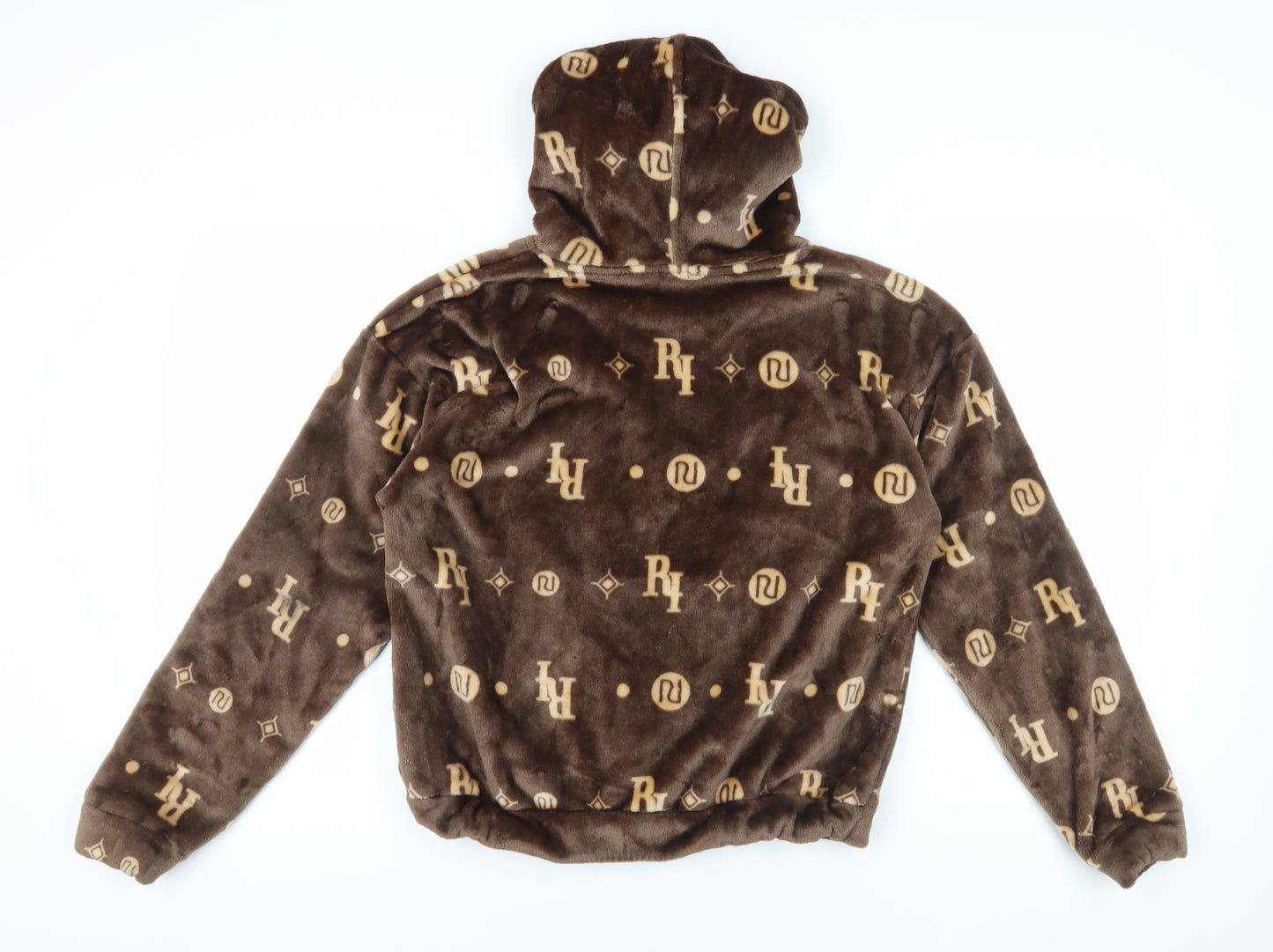 River Island Women's Brown Full Zip Hoodie Size S