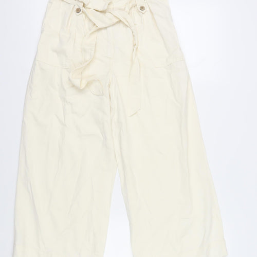 Marks & Spencer Women's Ivory Paperbag Trousers