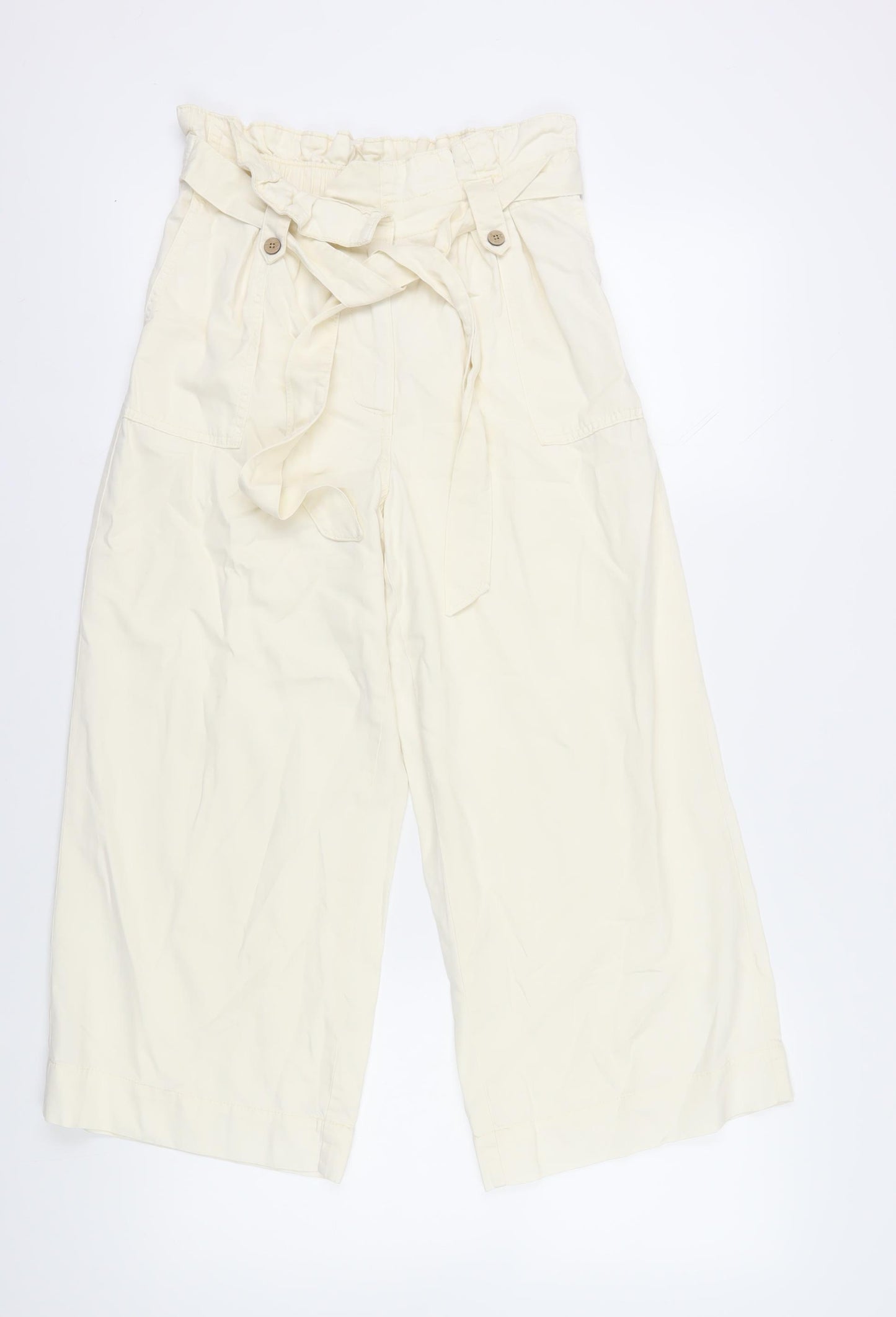 Marks & Spencer Women's Ivory Paperbag Trousers